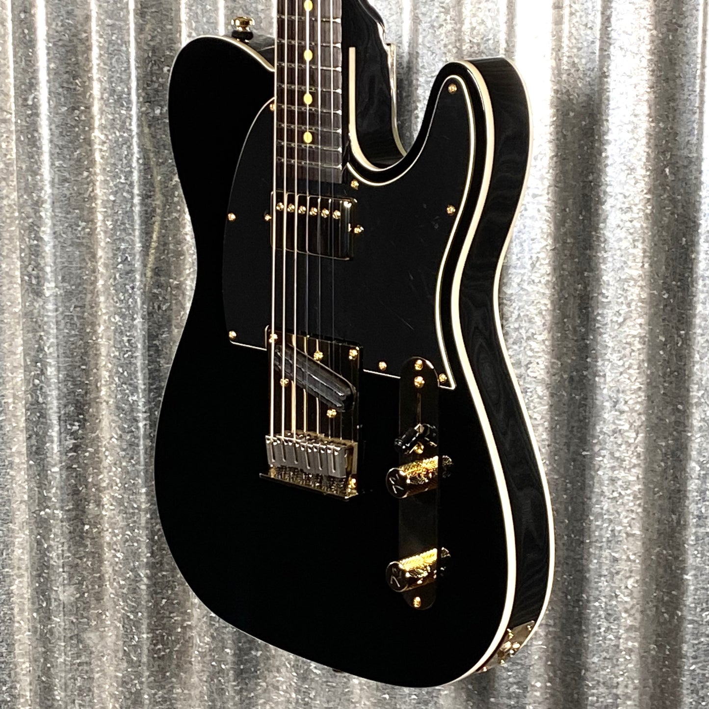 Reverend Pete Anderson Eastsider T Limited Run Gloss Black Guitar & Gator Bag Blem #32