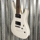 Schecter C-6 Deluxe Satin White Guitar #0050