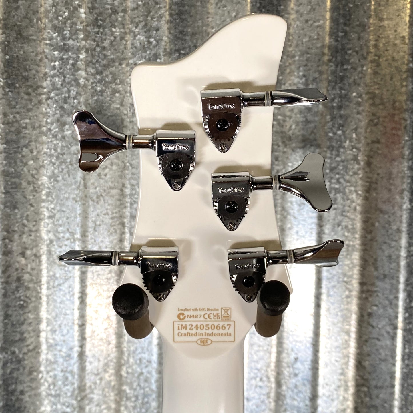 Schecter Stargazer 5 String Bass White #0667