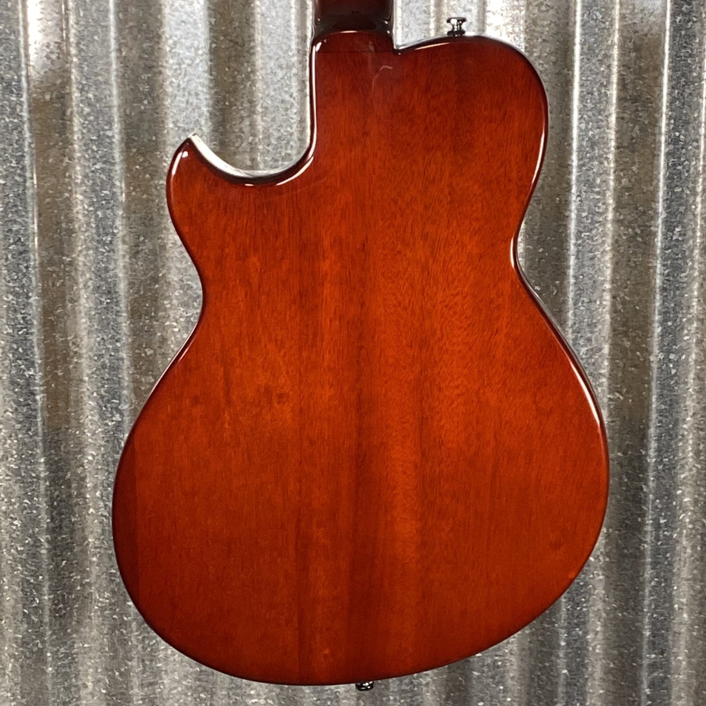 Reverend Limited Edition Roundhouse Semi Hollow Body Archtop Vintage Clear Natural Guitar Blem #11