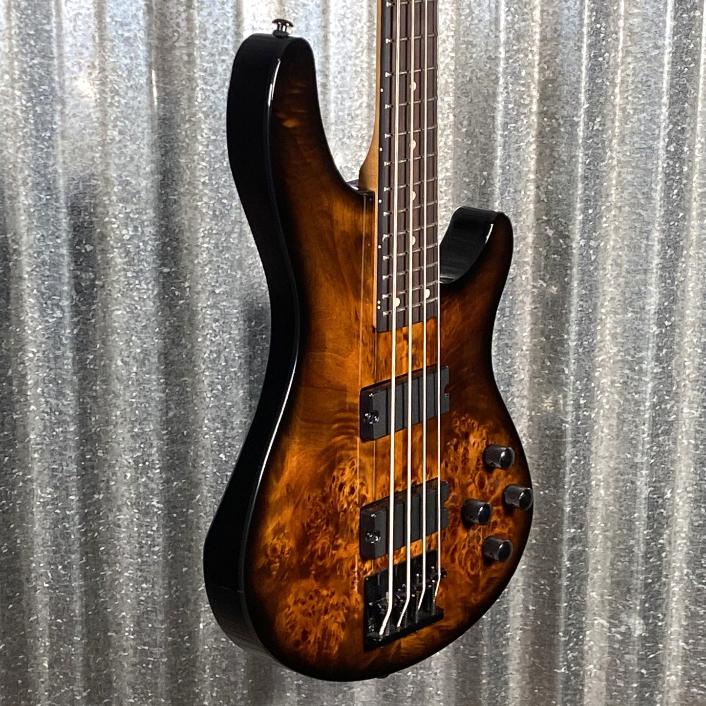 Schecter C-4 Standard Tobacco Burl 4 String Bass #0822