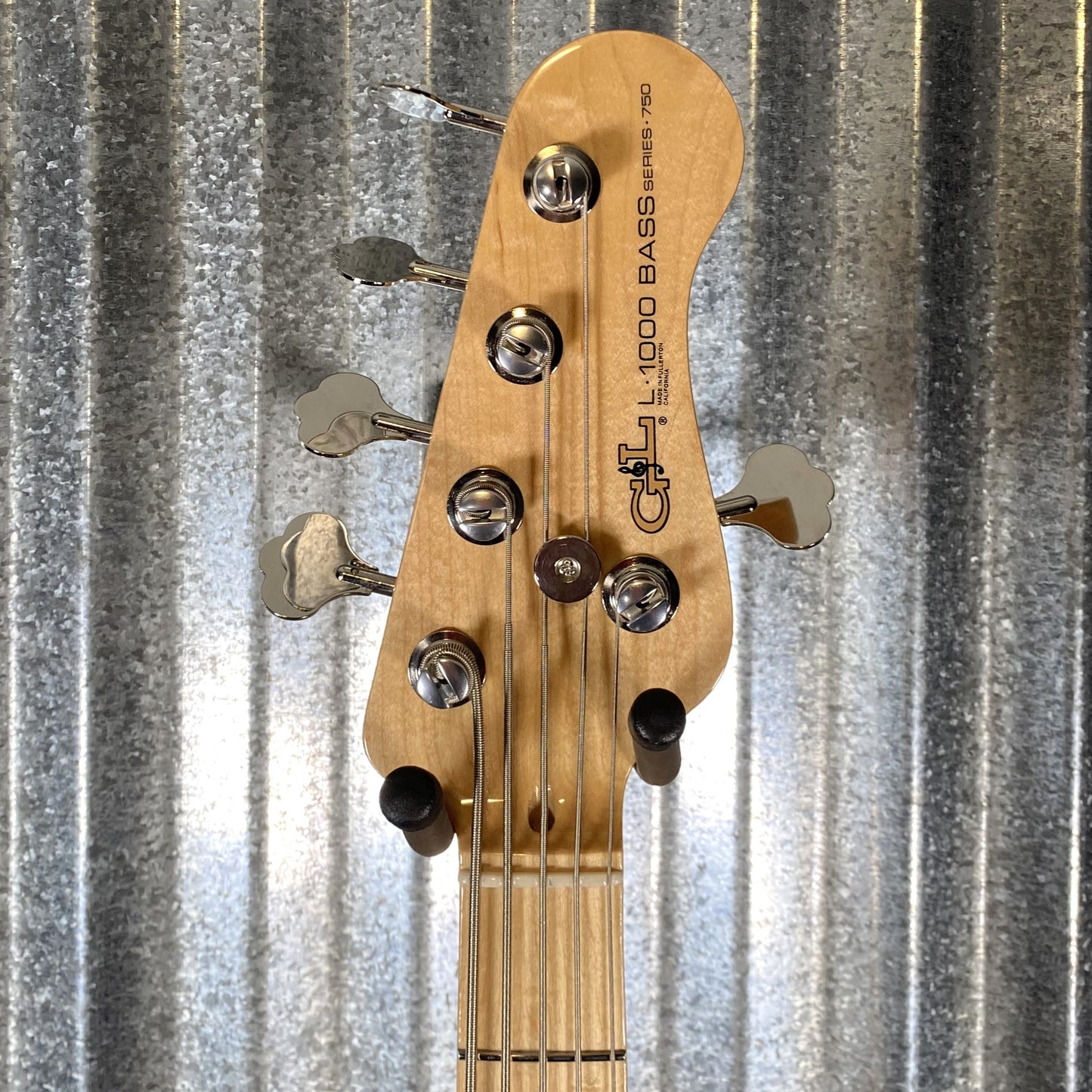 G&L USA Series 750 CLF Research L-1000 Natural 5 String Bass & Case L1000 #7022 Used
