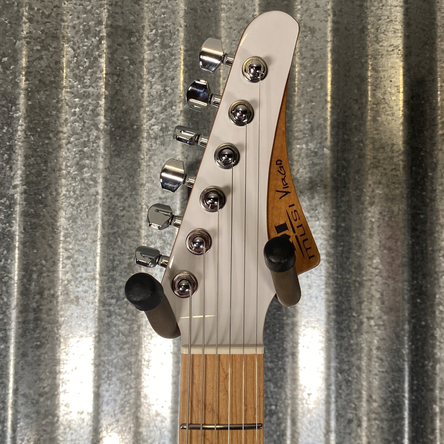 Musi Virgo Classic Telecaster Trans White Guitar #0249 Used