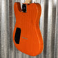 G&L USA Custom Shop ASAT HH RMC Clear Orange Burl Top Guitar & Bag #6002 Used