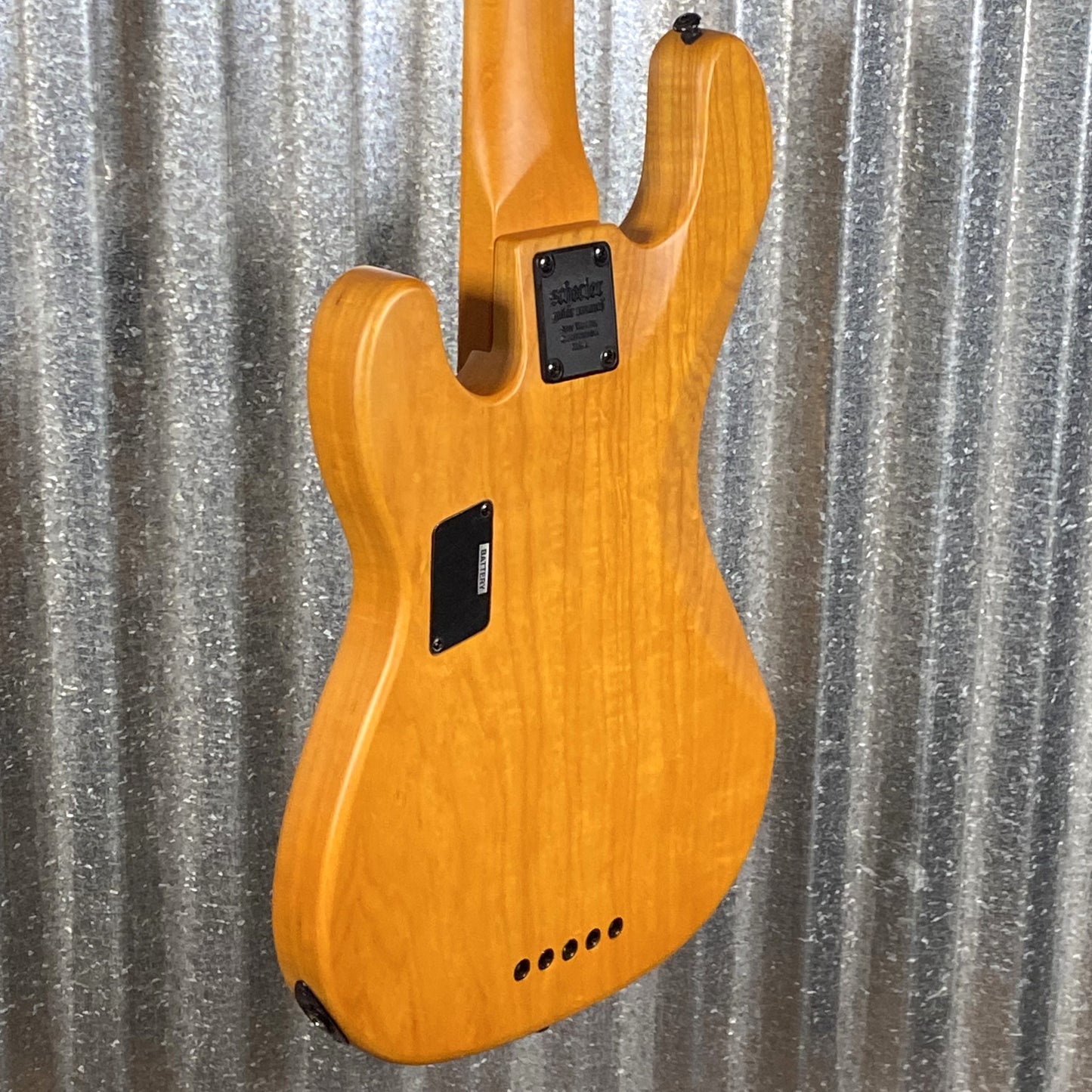 Schecter Model-T Session 5 String Bass Aged Natural Satin #1457