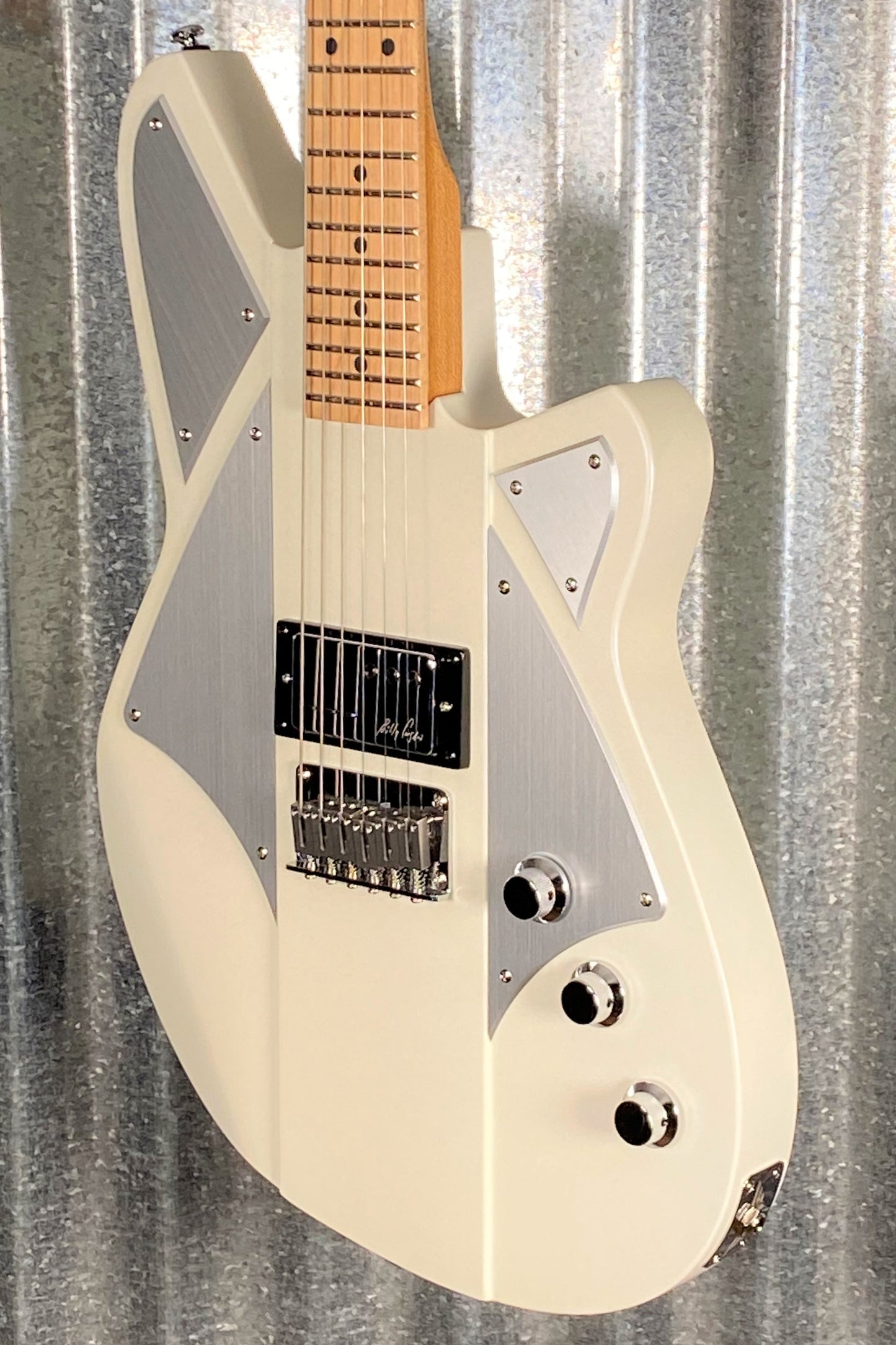 Reverend Billy Corgan Terz Pearl White Guitar & Bag #0645