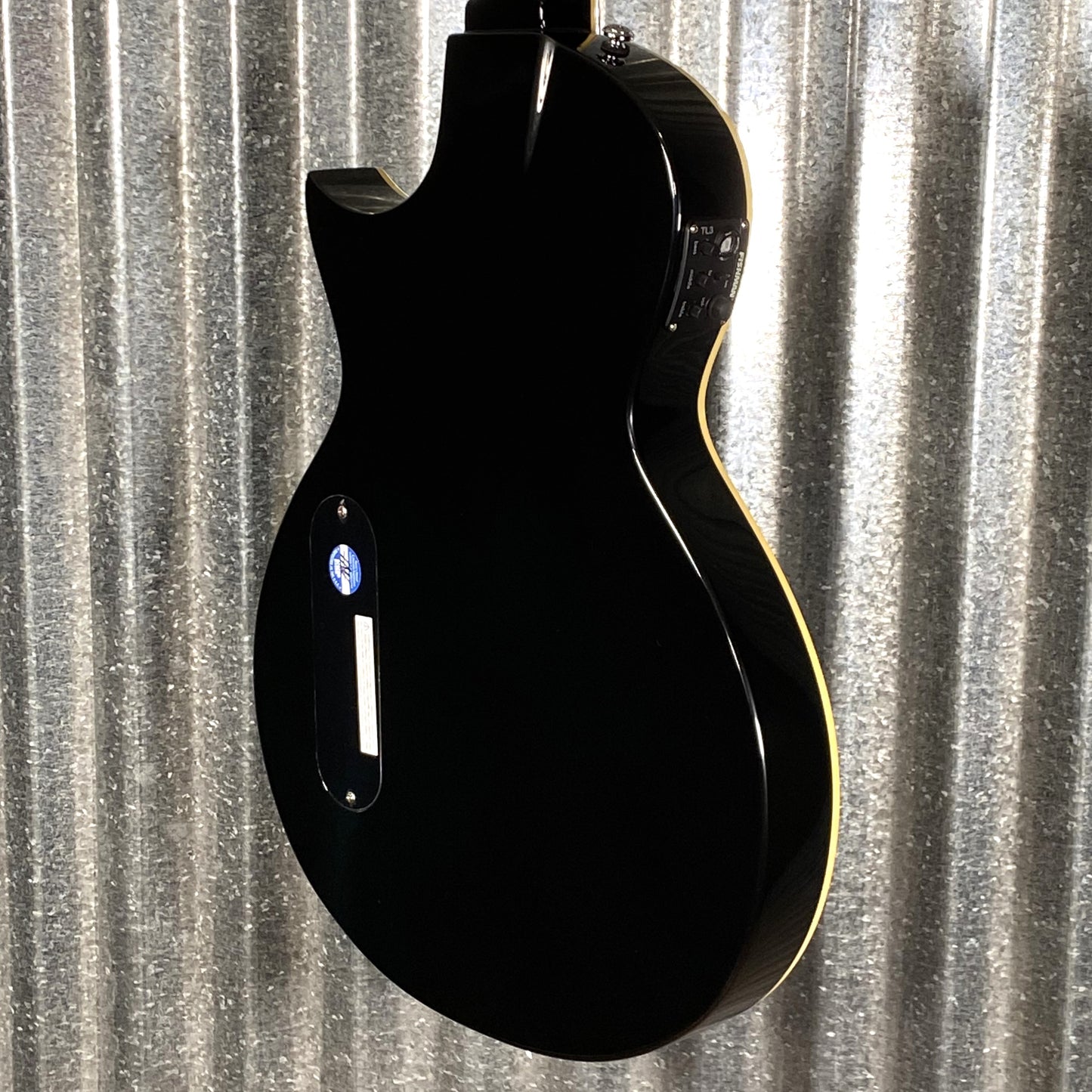 ESP LTD Thinline TL-6 Acoustic Electric Black Guitar LTL6BLK #0187 Used
