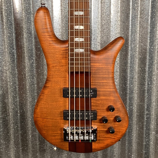 Spector Euro 5 RST 5 String Bass Sienna Stain Matte EURO5RSTSIENNA & Bag #21549
