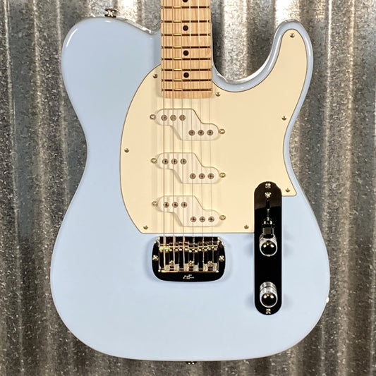 G&L USA Fullerton Deluxe ASAT Z3 Sonic Blue Guitar & Bag #8058