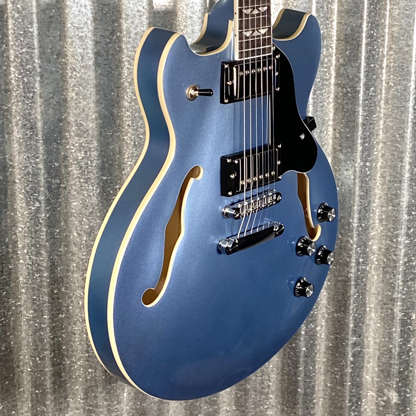 Westcreek 333 Semi Hollow Body 335 Lake Placid Blue Guitar #0764 Used