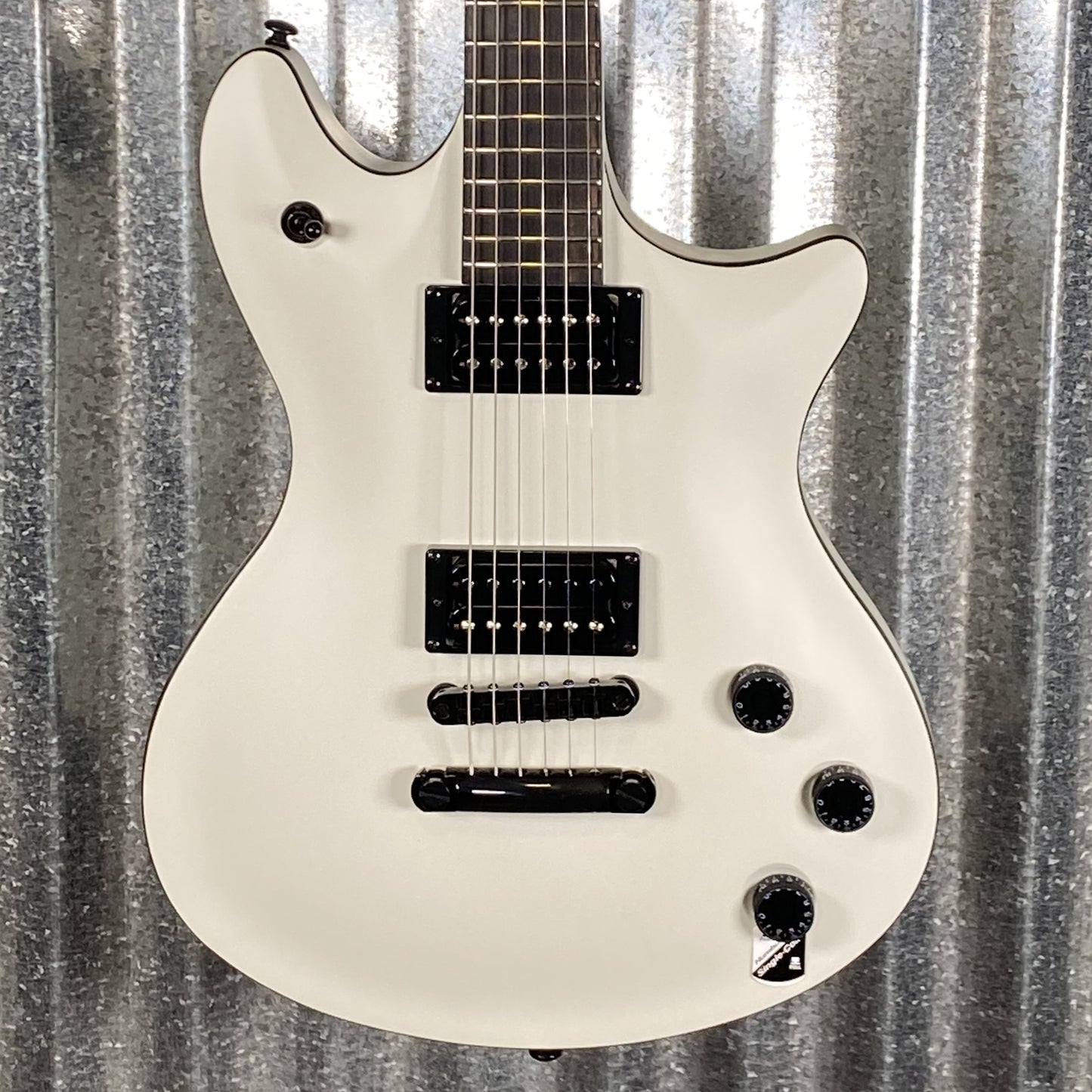 Schecter Jerry Horton Tempest Papa Roach Satin White Guitar #0687