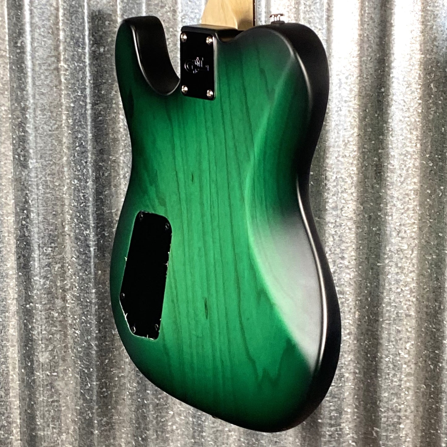 G&L USA ASAT HH RMC Green Burst Frost Top Guitar & Bag #7015