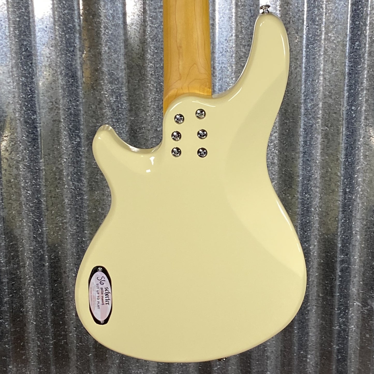 Schecter CV-5 5 String Bass Ivory #0672
