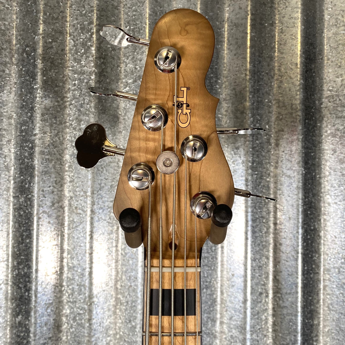 G&L USA Custom Shop L-2500 5 String Bass Smoked Caramel Roasted Pine & Bag #4018