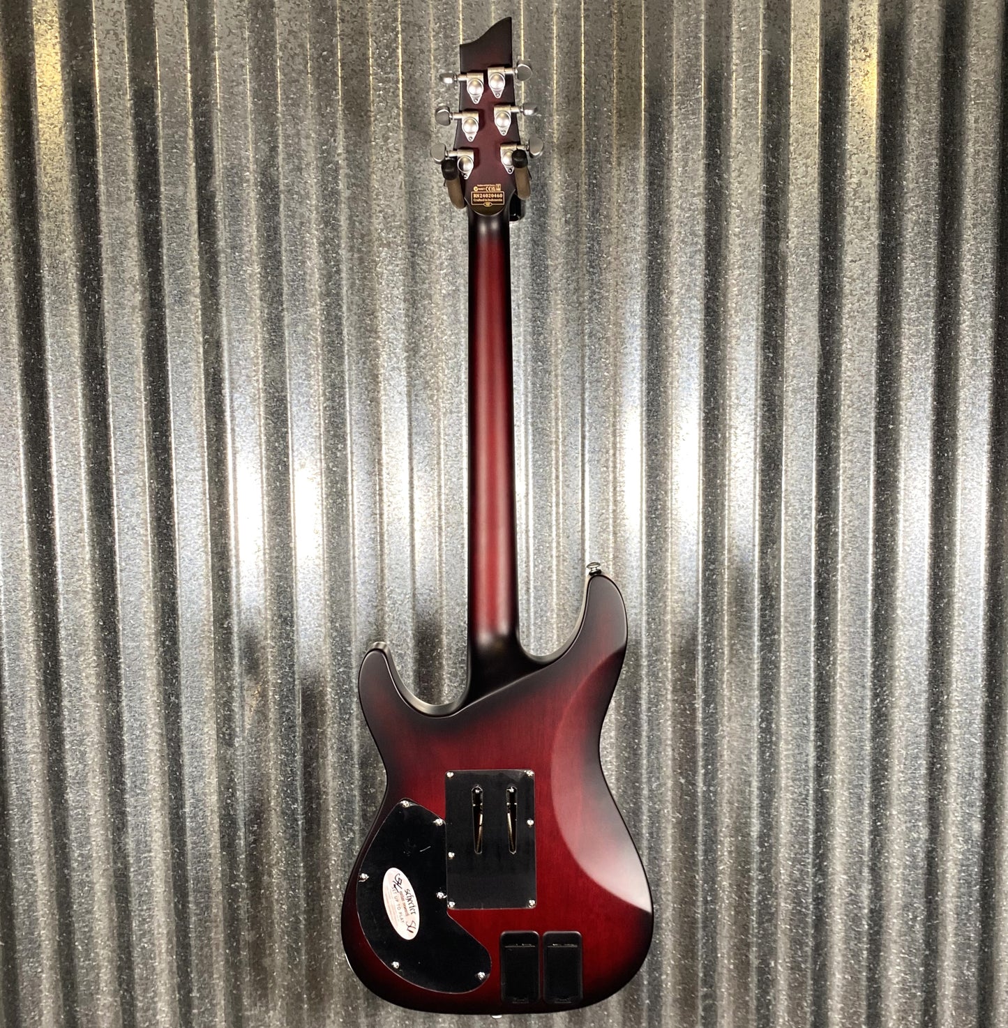 Schecter C-1 Platinum FR S Crimson Red Burst Satin Guitar #0460