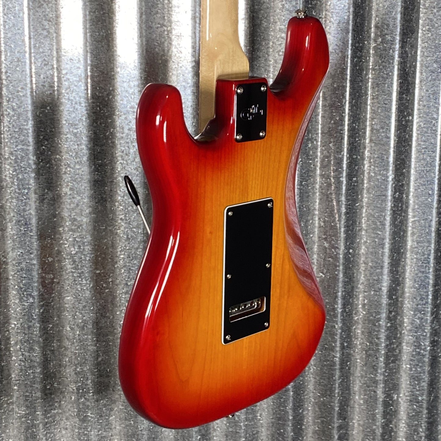 G&L USA CLF Research S-500 Cherryburst Guitar & Bag #9194 Used