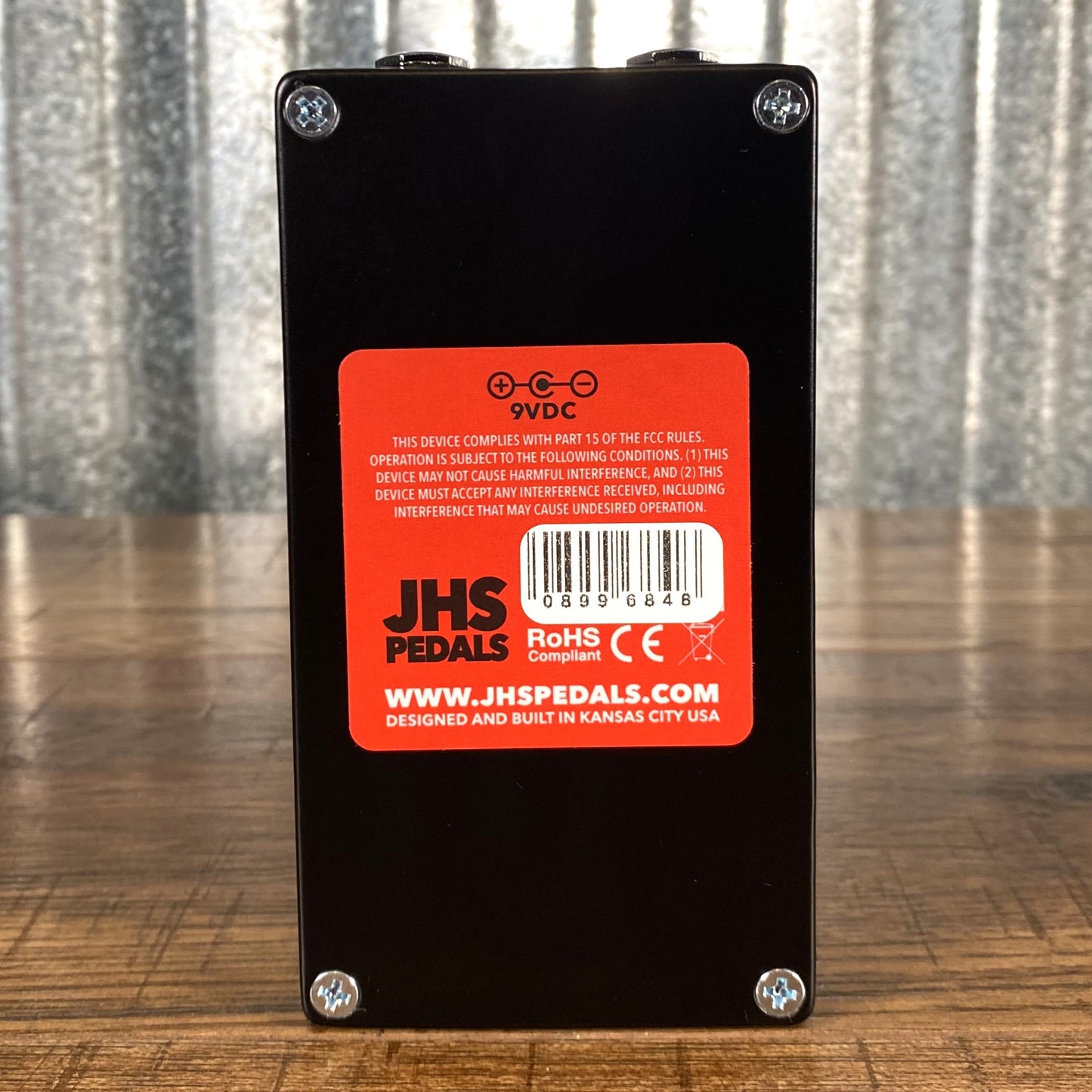 JHS Pedals Violet Lari Basilio Distortion Overdrive Guitar Effect Pedal Black