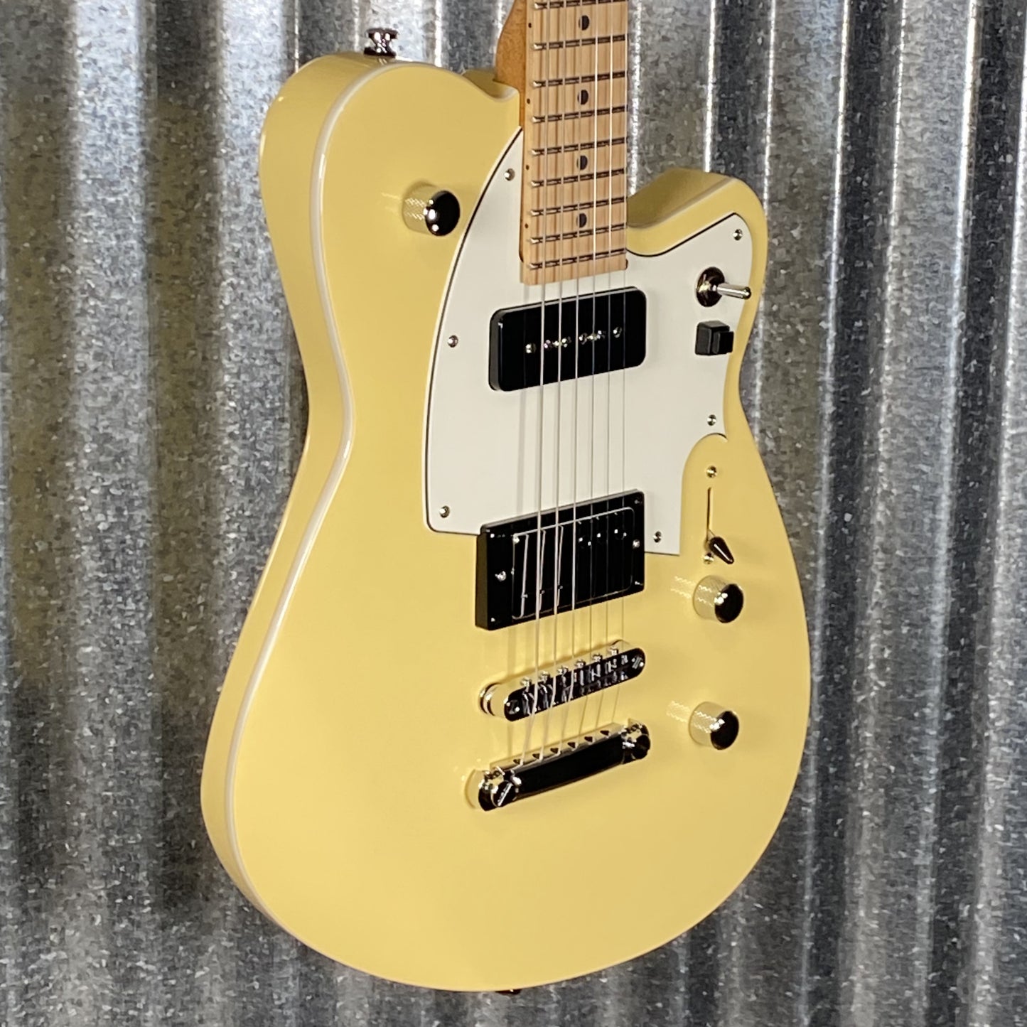 Reverend Chris Freeman Powder Yellow Guitar #61316