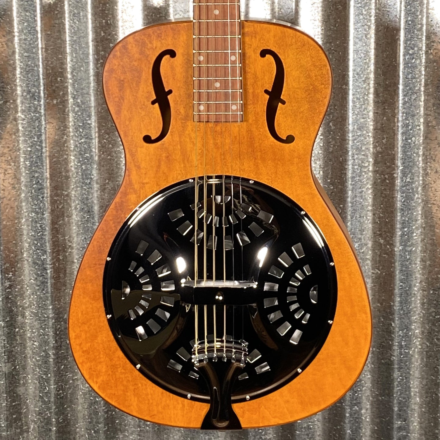 Epiphone Dobro Hound Dog Round Neck Resonator Vintage Brown Guitar #0627 Used