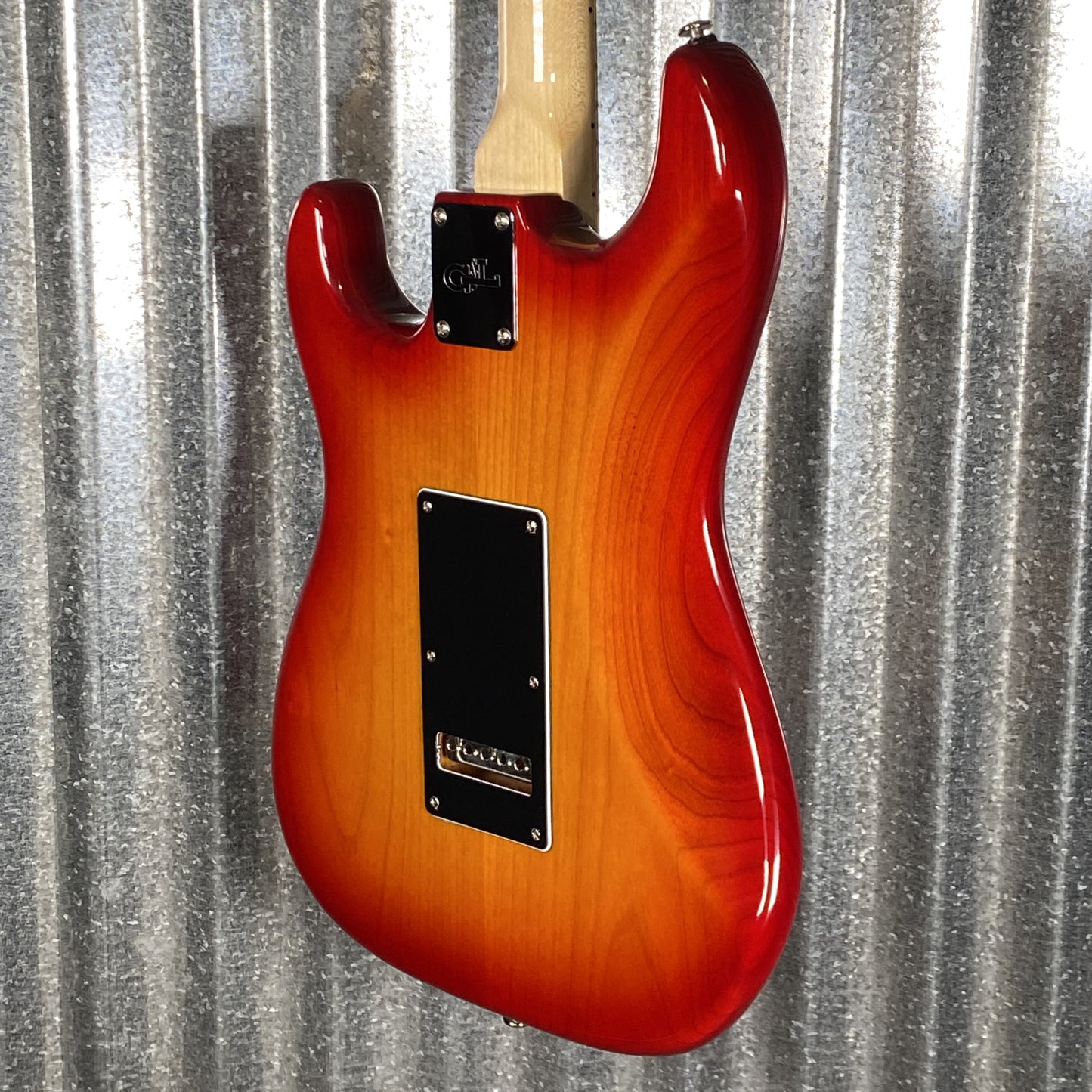 G&L USA CLF Research S-500 Cherryburst Guitar & Bag #9194 Used