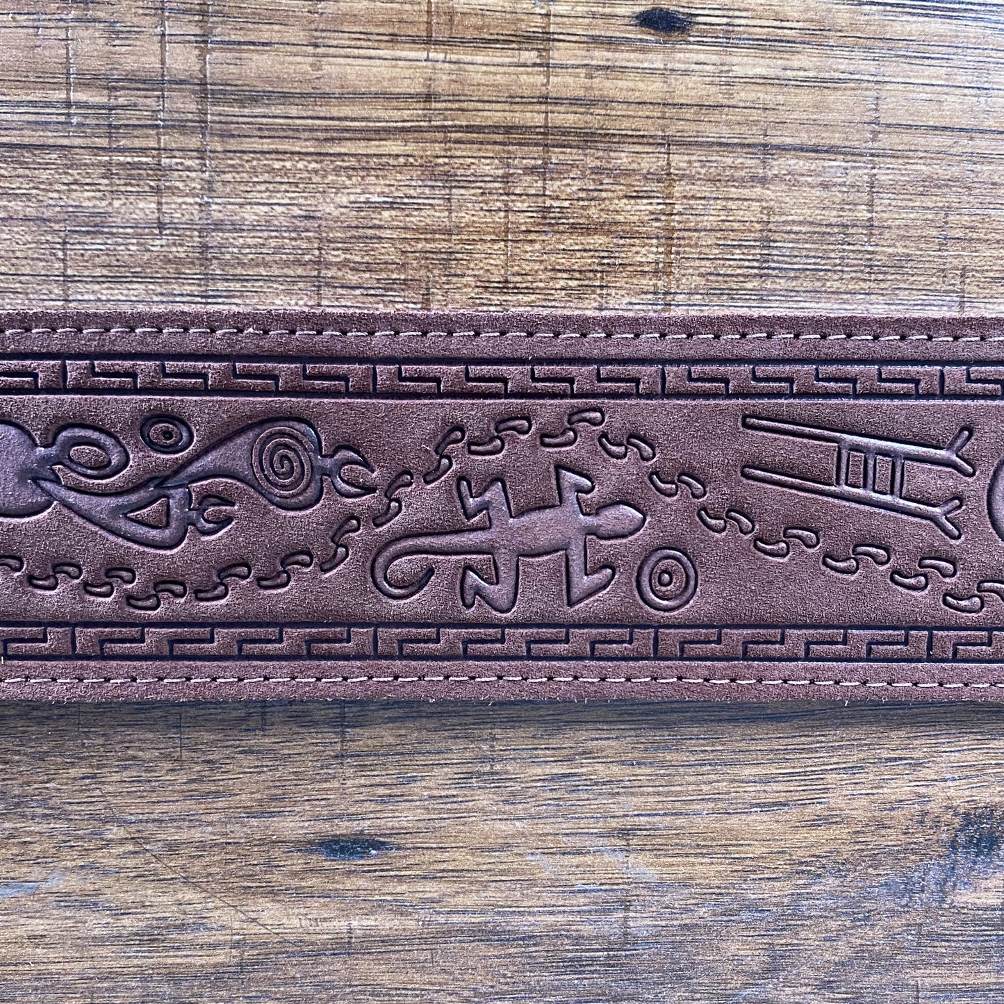 Levy's MS17T03-BRN 2.5" Suede Leather Guitar Bass Strap Brown