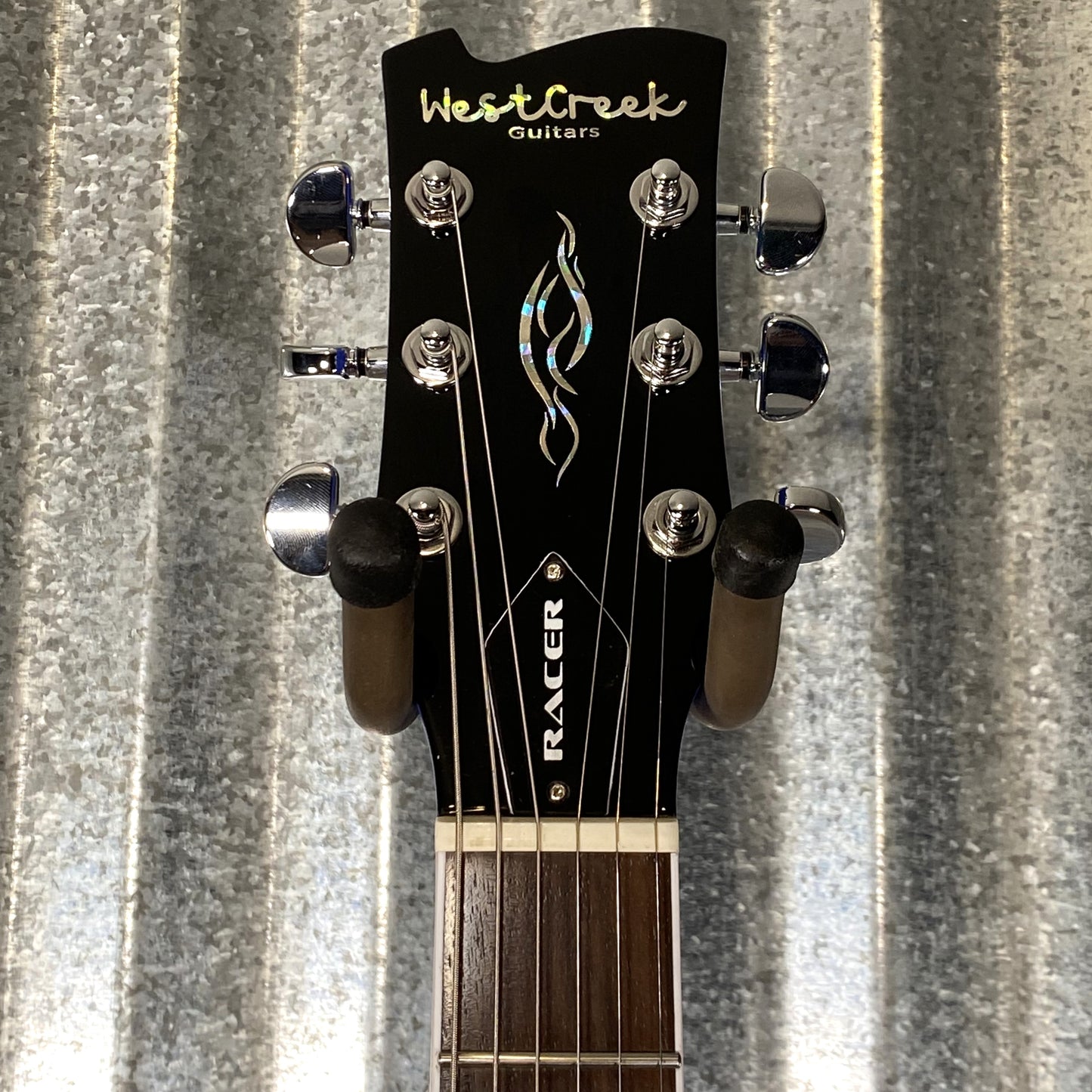 Westcreek Racer Offset SG Blue Solid Body Guitar #0477 Used