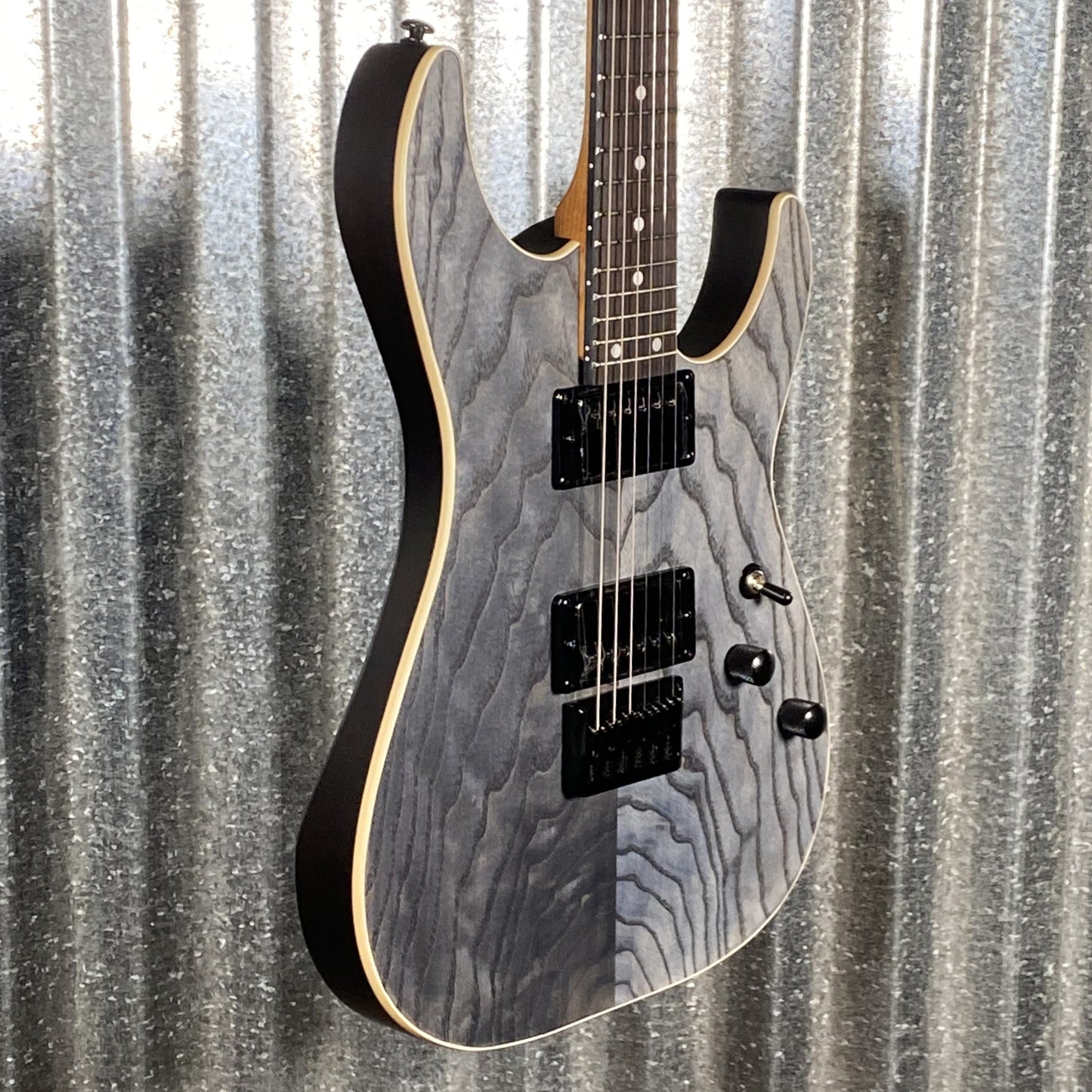 Schecter C-1 Standard Charcoal Satin Guitar #0143