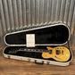 Reverend Limited Edition Roundhouse Semi Hollow Body Archtop Vintage Clear Natural Guitar & Case #9