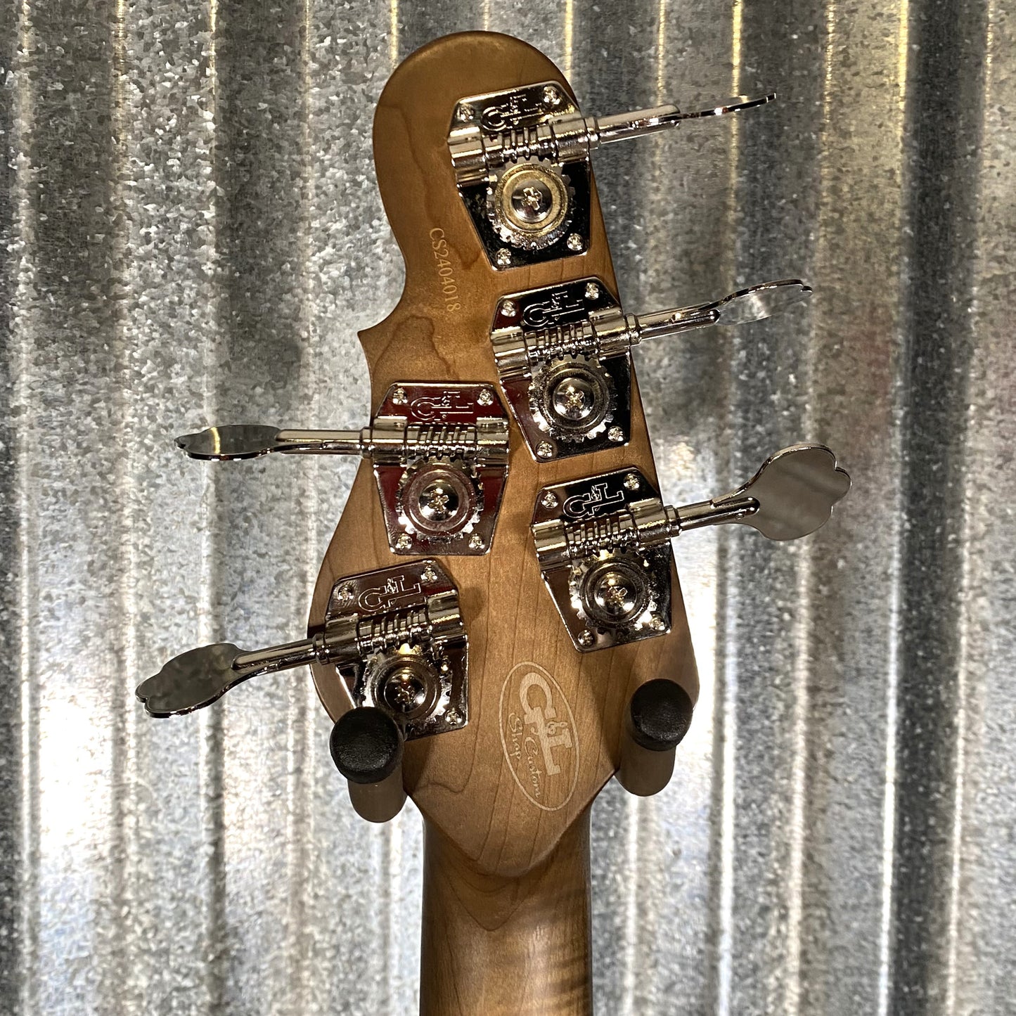 G&L USA Custom Shop L-2500 5 String Bass Smoked Caramel Roasted Pine & Bag #4018