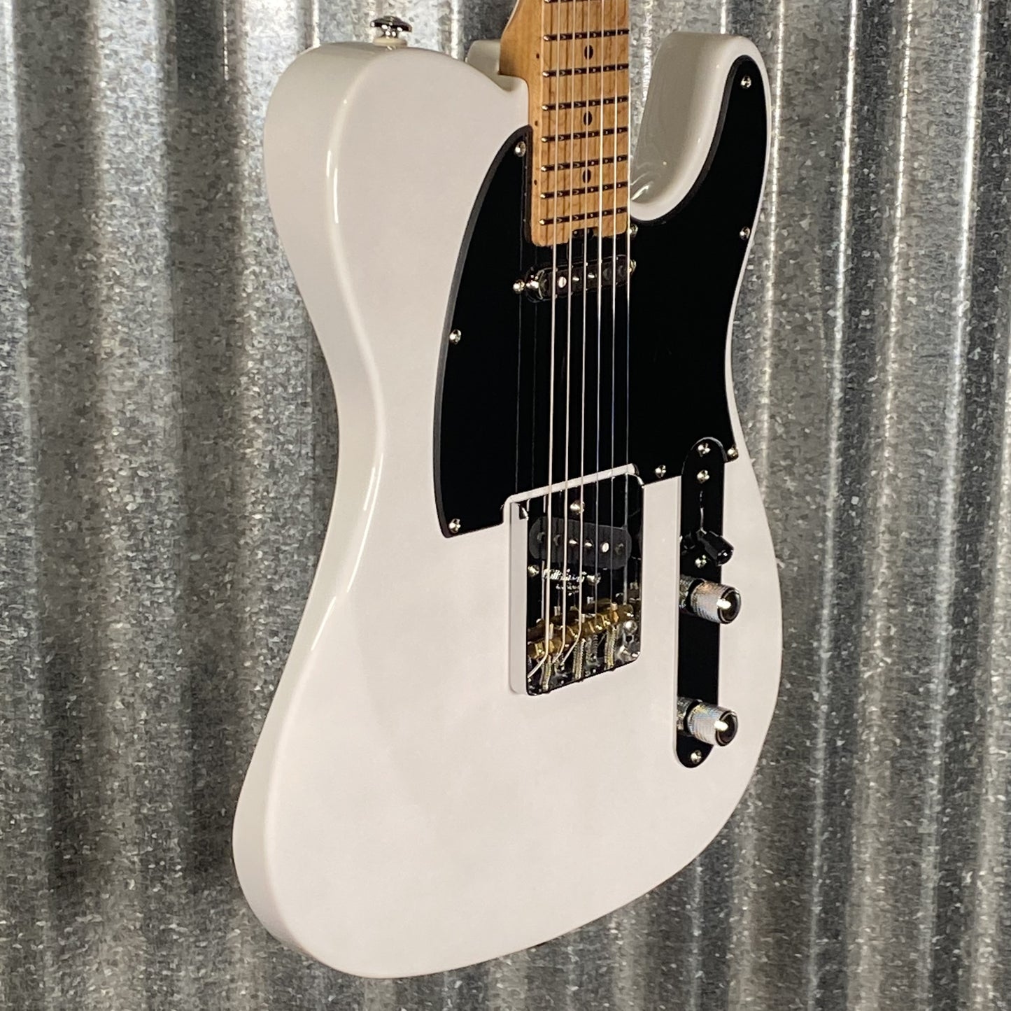 Musi Virgo Classic Telecaster Trans White Guitar #0249 Used