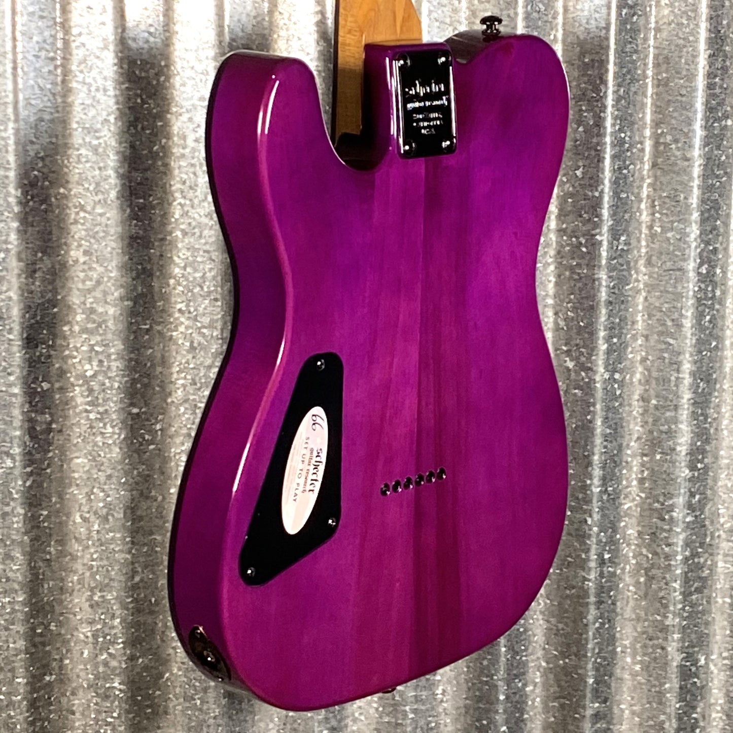 Schecter PT Standard Purple Burst Burl Guitar #0349