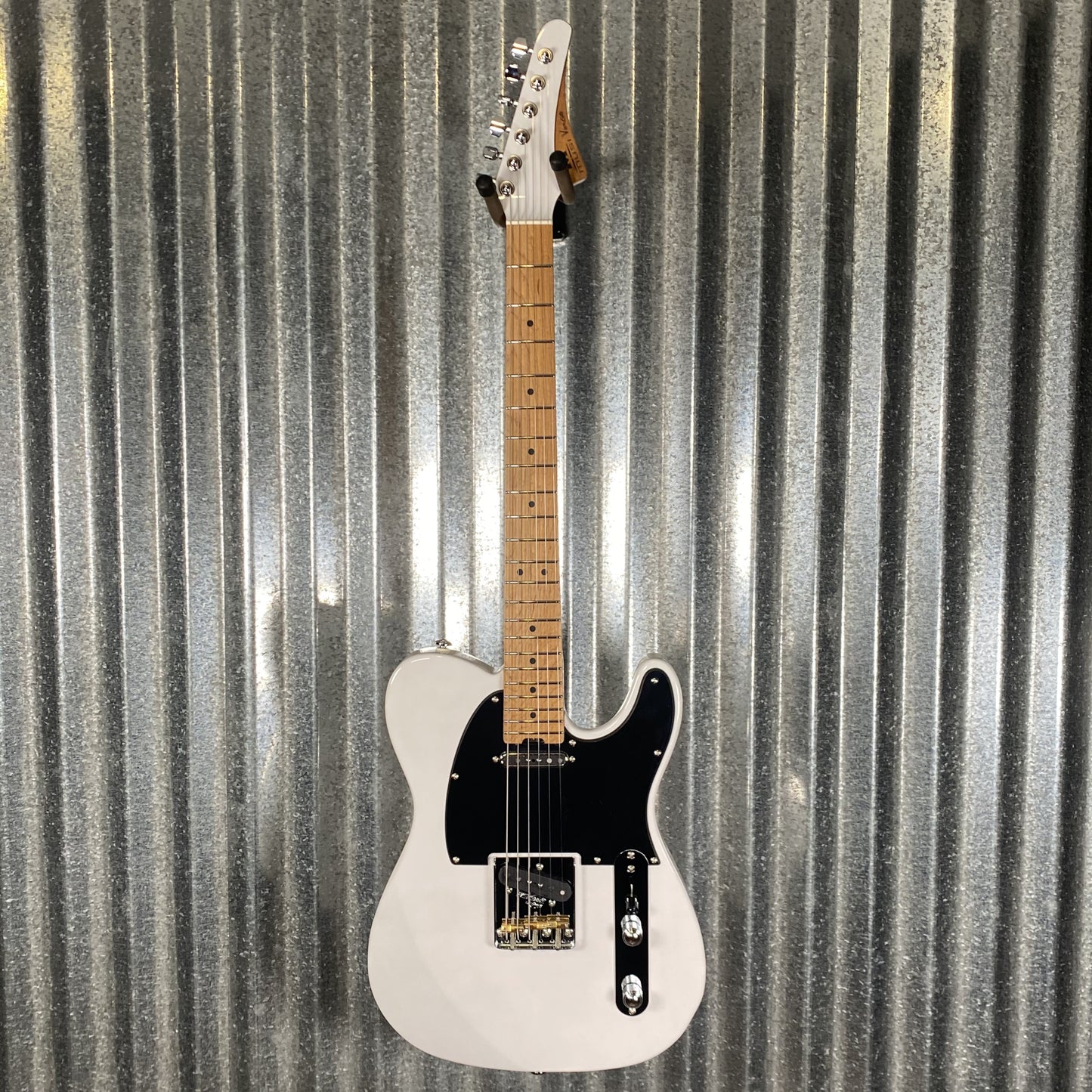 Musi Virgo Classic Telecaster Trans White Guitar #0249 Used