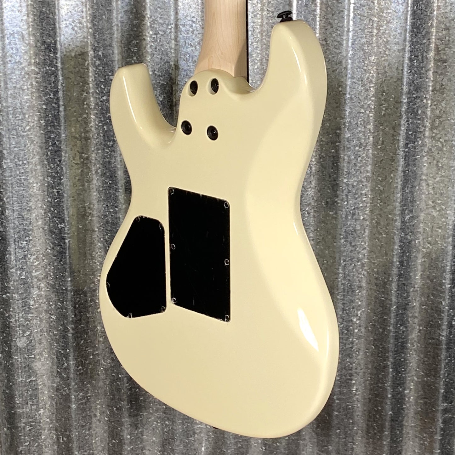 G&L USA Rampage 24 Floyd Rose Ebony Ivory Guitar & Bag #5092