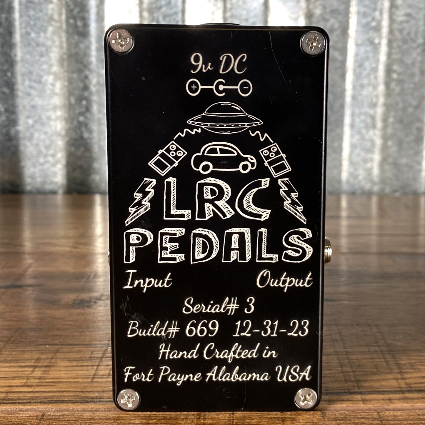 LRC Pedals The Wizard Overdrive Guitar Effect Pedal Used