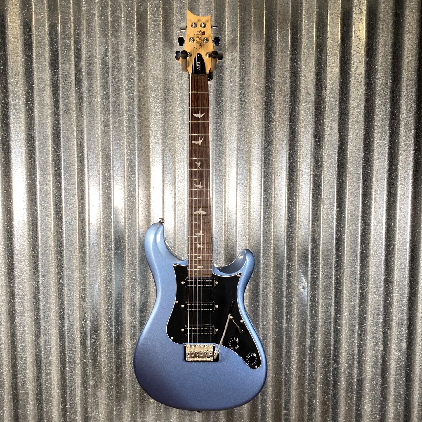 PRS Paul Reed Smith SE NF3 Ice Blue Metallic Rosewood Guitar & Bag Blem #5529