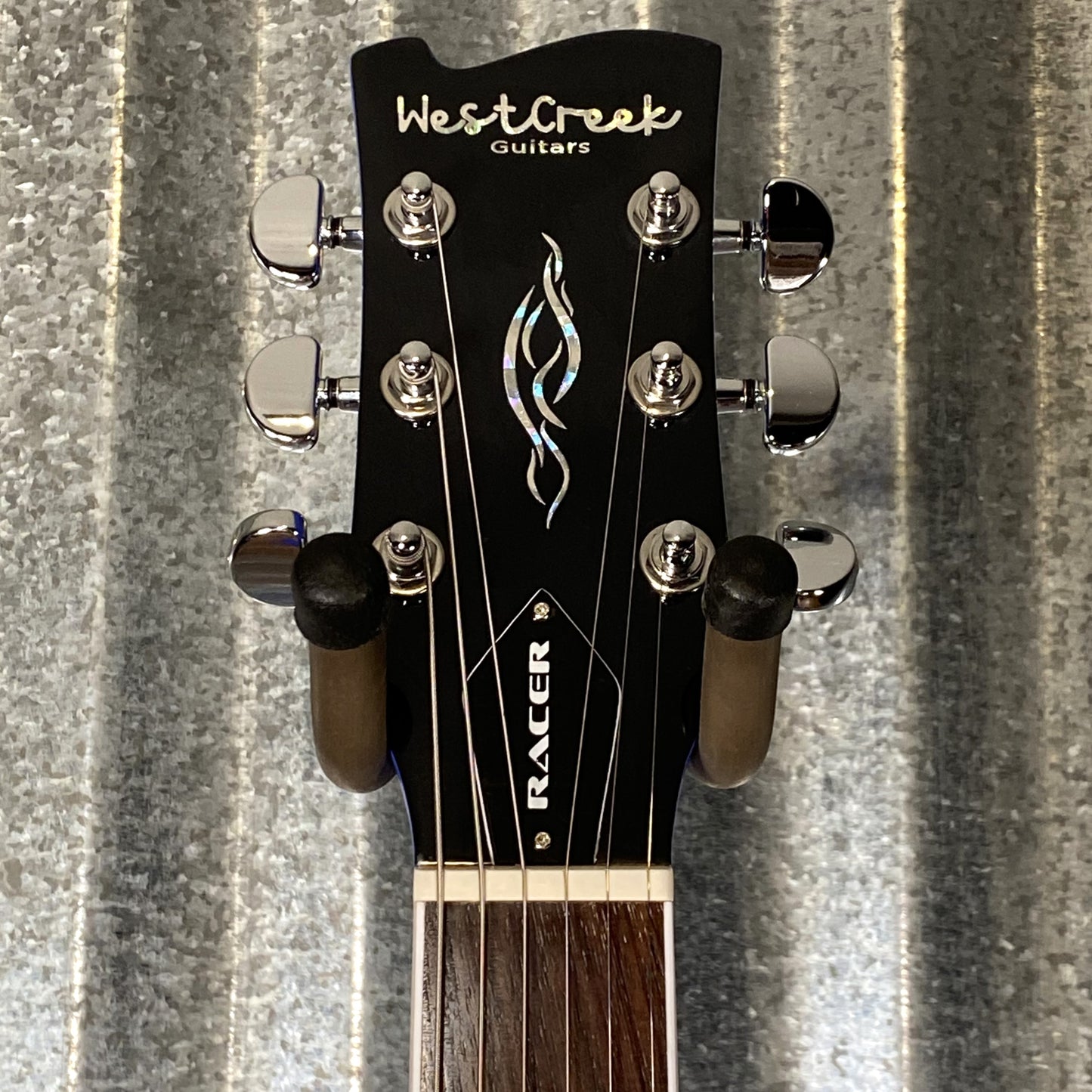Westcreek Racer Offset SG Blue Solid Body Guitar #0441 Used
