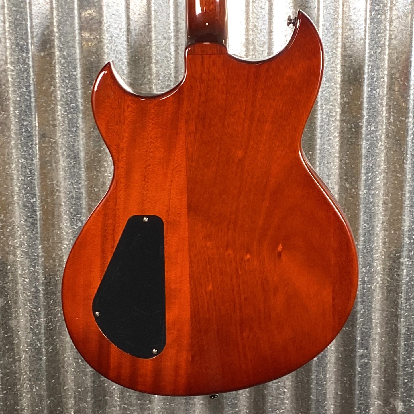 Reverend Limited Edition Manta Ray Semi Hollow Body Archtop Vintage Clear Natural Guitar & Case #3