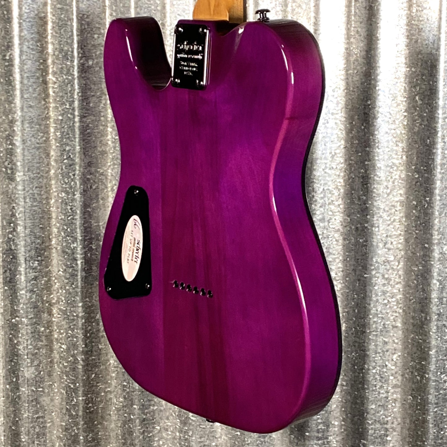 Schecter PT Standard Purple Burst Burl Guitar #0349