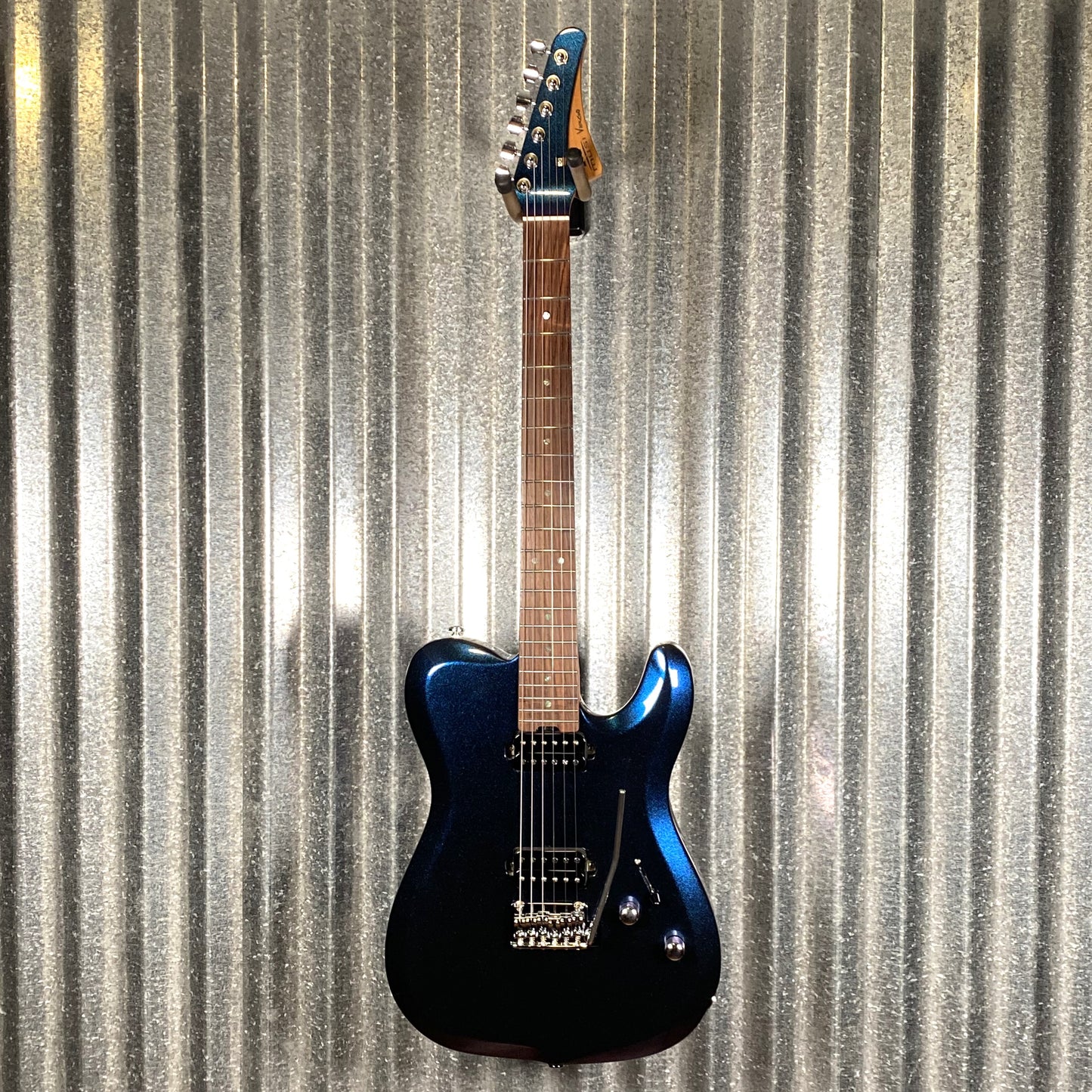 Musi Virgo Fusion Telecaster Deluxe Tremolo Indigo Blue Guitar #0043 Used