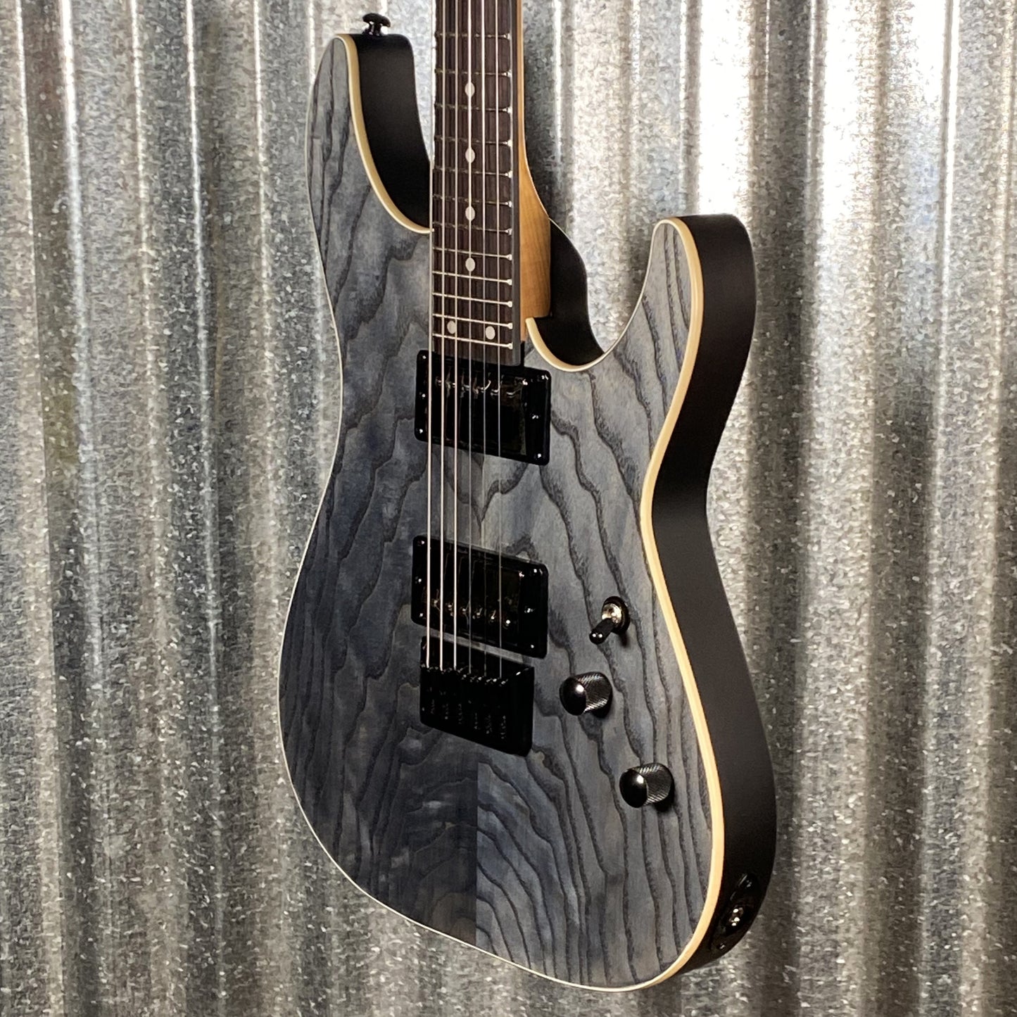 Schecter C-1 Standard Charcoal Satin Guitar #0143