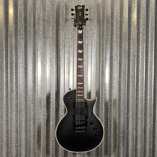 ESP LTD EC-1000 FR Floyd Rose Black Satin EMG Guitar EC1000FRBLKS #0087 Used