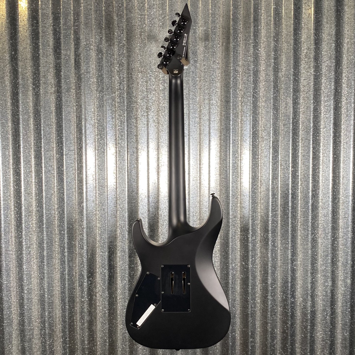 ESP LTD M-BLK Black Metal Black Satin Guitar MBKMBLKS #0865 Used