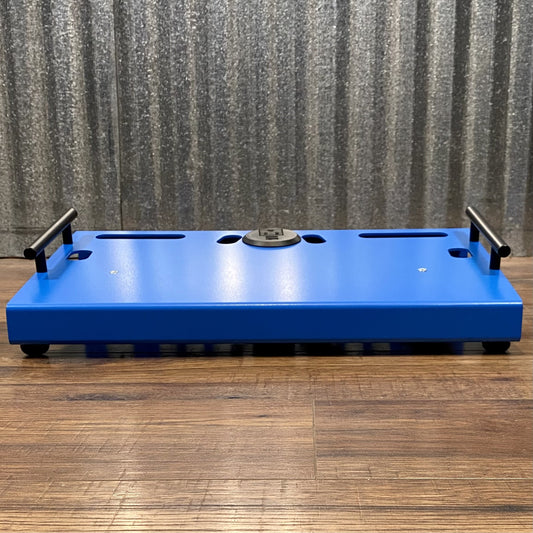 Go Pedalboards Single Tier 18" Guitar Effect Pedalboard & Bag Blue Demo