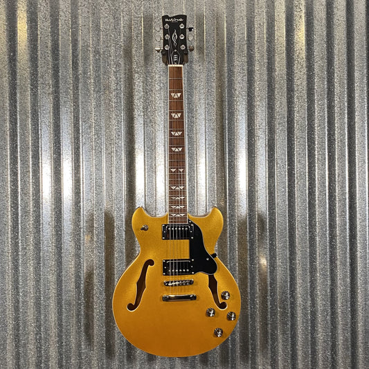 Westcreek Guitars 333 Semi Hollow Body Double Cutaway Gold #0138 Used