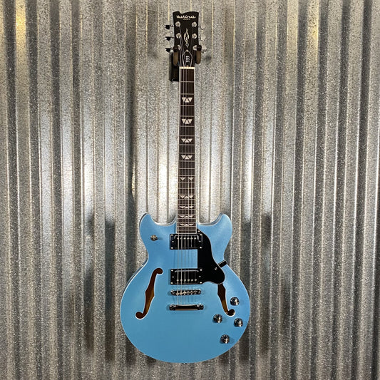 Westcreek Guitars 333 Semi Hollow Body Double Cutaway Blue #0037 Used