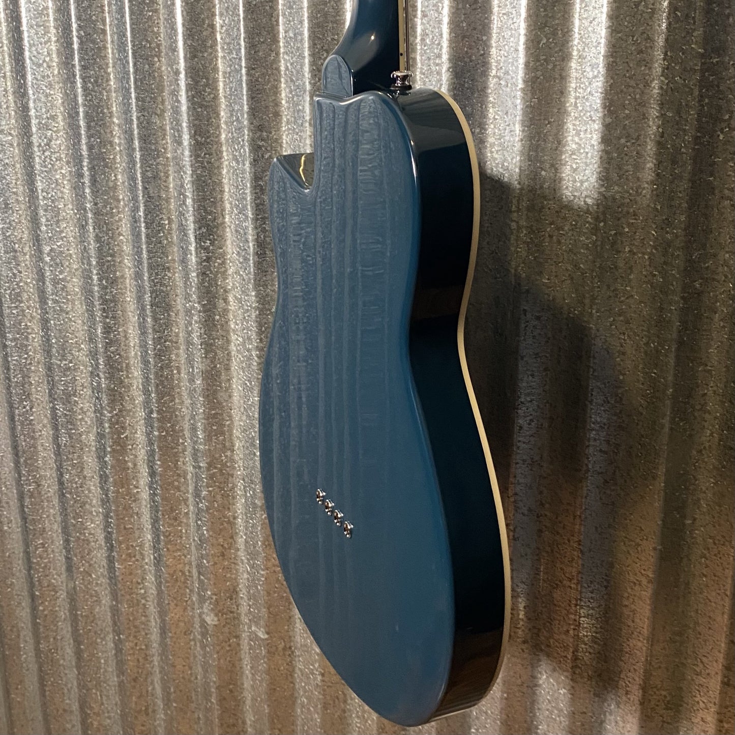 Reverend Dub King 4 String Semi Hollow Bass High Tide Blue #70811