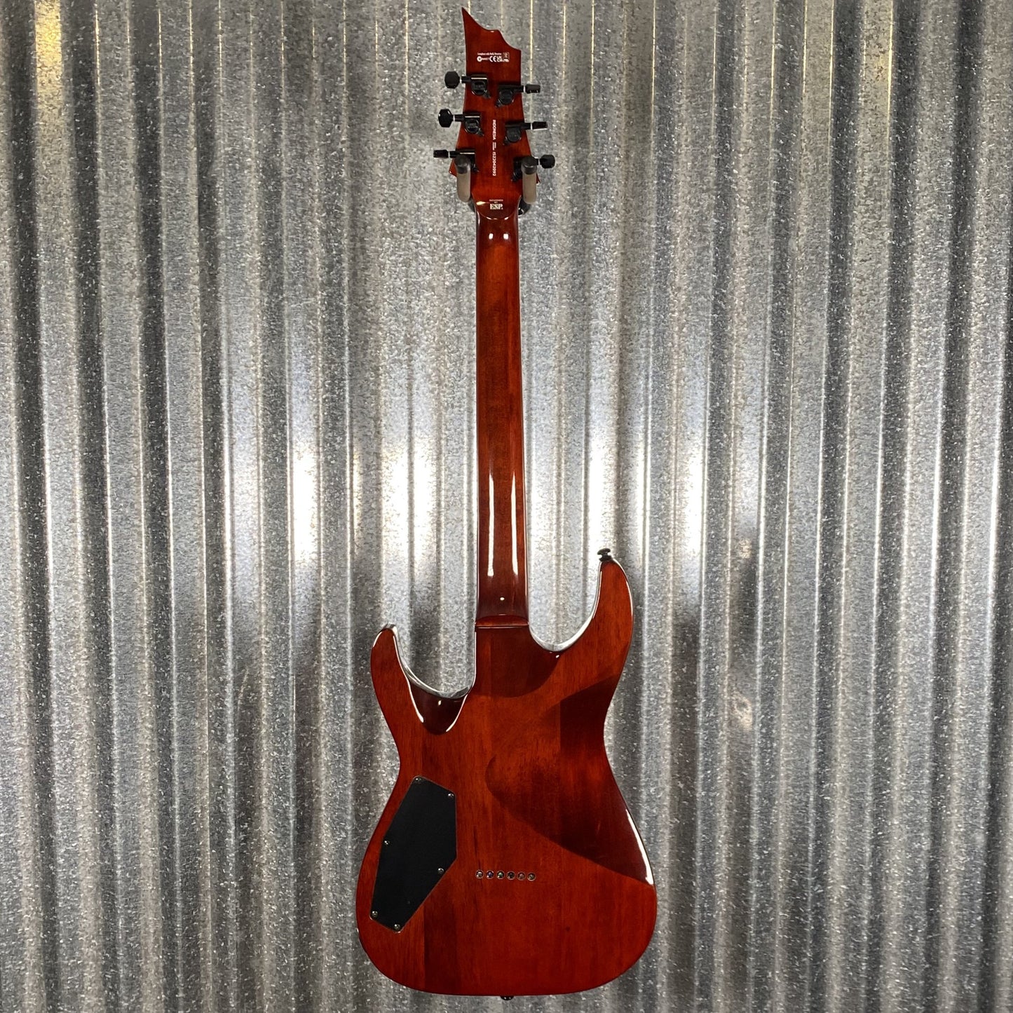 ESP LTD H-200 Flame Top Dark Brown Sunburst Guitar H200FMDBSB #2092 Used