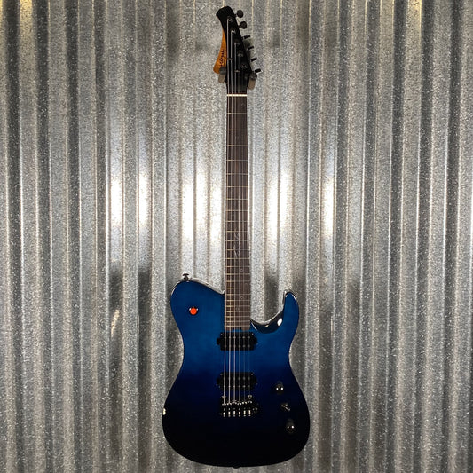 Westcreek Guitars Helyx T Style Dual Humbucker Ocean Vortex Guitar #0033
