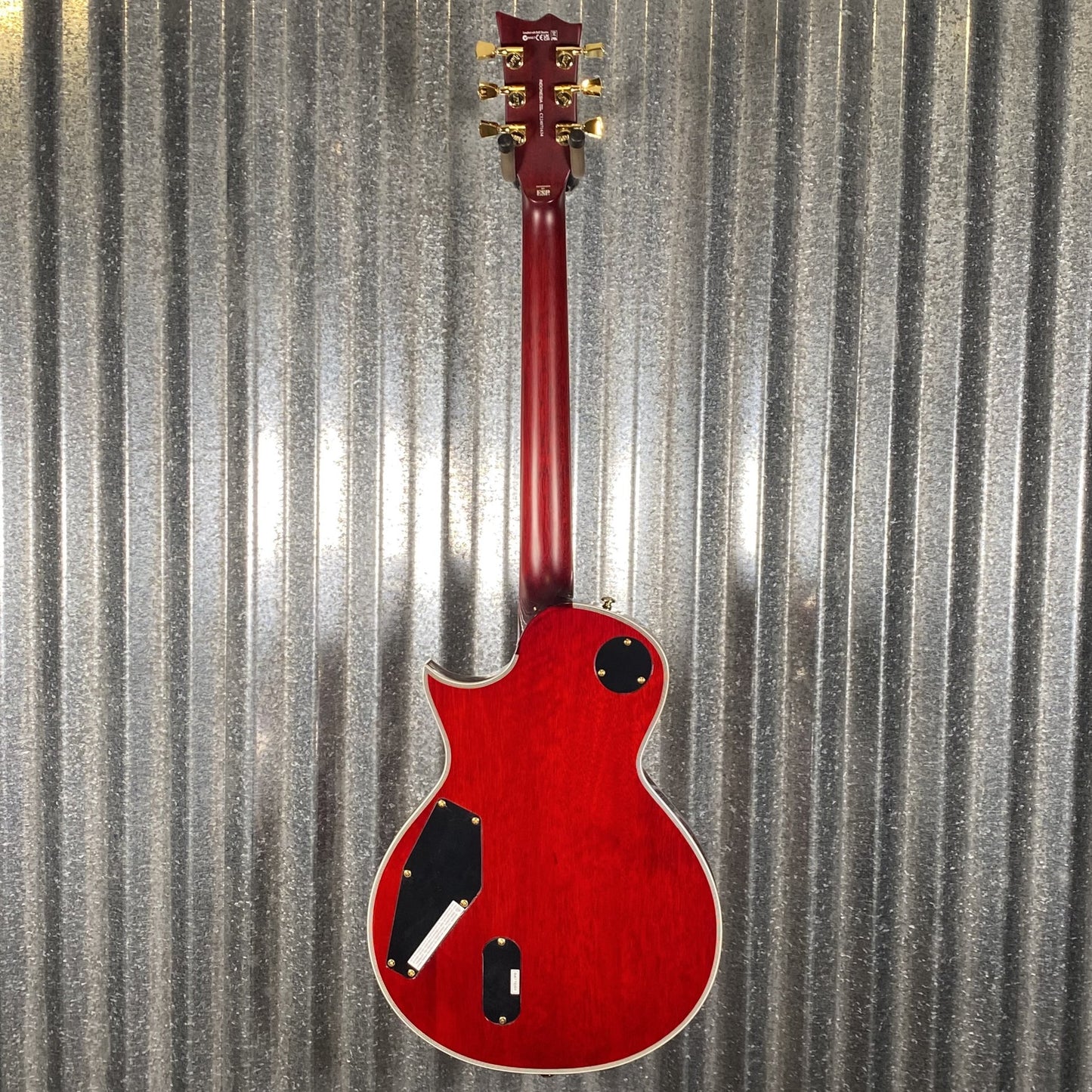 ESP LTD EC-1000T CMT Flame Top See Thru Black Cherry Guitar EC1000TCTMFMSTBC #1634 Used