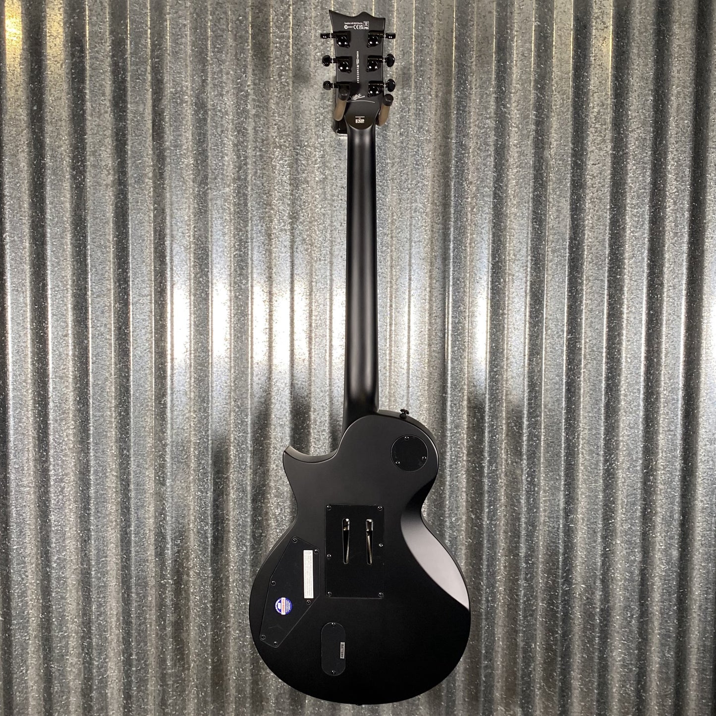 ESP LTD MK-EC Mille Petrozza Floyd Rose Black Satin Guitar & Case MKECFRBLKS #3349 Used